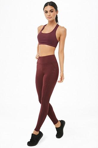 Forever21 Active Zip Pocket Leggings