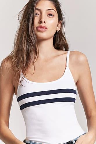 Forever21 Varsity-stripe Cami