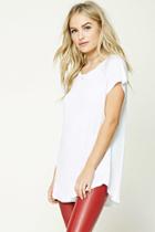 Forever21 Contemporary Raw-cut Top