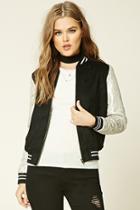 Forever21 Women's  Sequin And Faux Suede Jacket