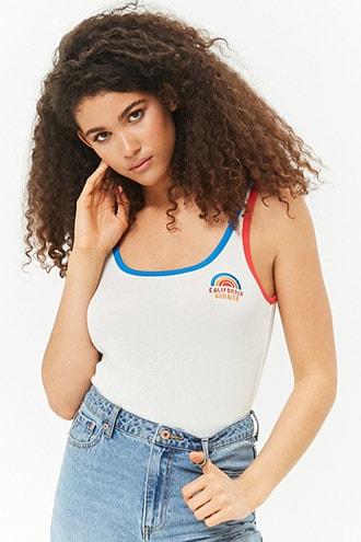 Forever21 California Sunrise Tank Top