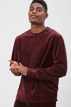 Forever21 Relaxed Velvet Sweatshirt
