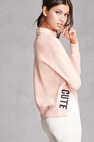 Forever21 Korirl Cute Graphic Sweatshirt