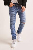 Forever21 Faded Graphic Jeans
