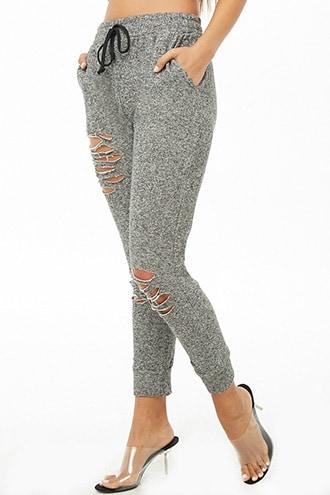 Forever21 Slashed Front Joggers