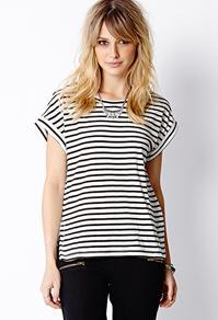 Forever21 Seaside Striped Tee