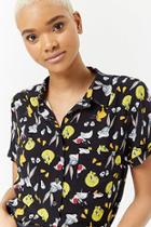 Forever21 Looney Tunes Button-down Shirt