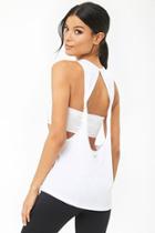 Forever21 Active Back Cutout Muscle Tee