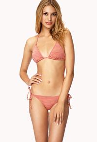 Forever21 Multicolord String Bikini Bottom