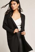 Forever21 Open-front Dolman Sleeve Cardigan