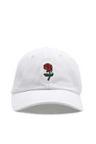 Forever21 Men Embroidered Rose Patch Dad Hat