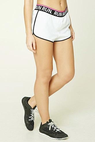 Forever21 Active Run Graphic Shorts