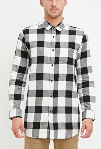 21 Men Buffalo Plaid Shirt