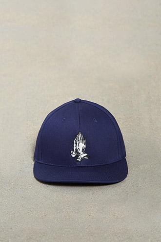 Forever21 Men Pray Graphic Baseball Cap