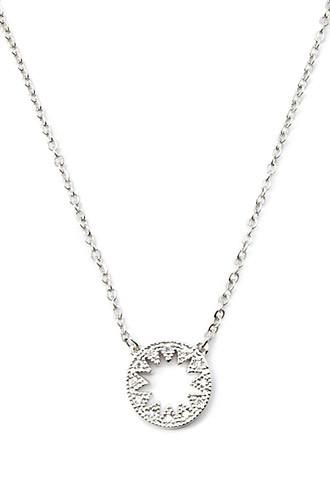 Forever21 Cubic Zirconia Star Cutout Necklace