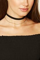 Forever21 Choker And Chain Set