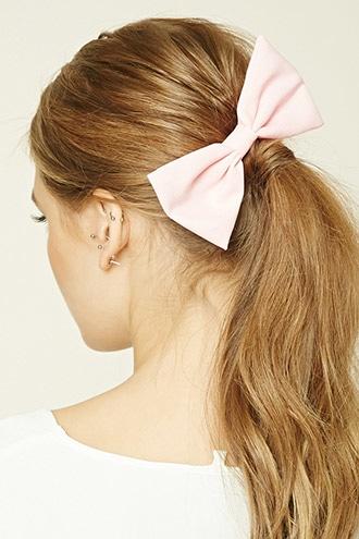 Forever21 Pink Large Bow Barrette