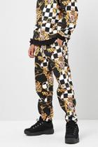 Forever21 Checkered Baroque Print Joggers