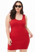 Forever21 Plus Size Button-accent Bodycon Dress