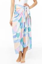 Forever21 Colorblock Sarong Swim Cover-up