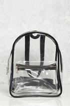 Forever21 Contrast-trim Clear Backpack