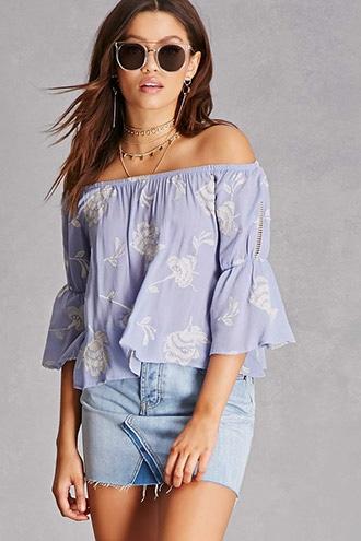 Forever21 Lust Off-the-shoulder Top