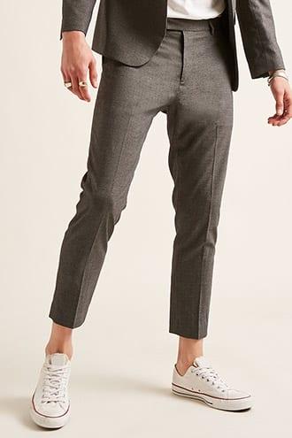 Forever21 Marled Slim-fit Pants