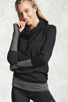 Forever21 Active 09 Graphic Hooded Top