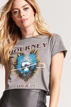 Forever21 Journey World Tour Cropped Band Tee