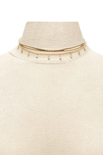 Forever21 Braided-chain Choker Set
