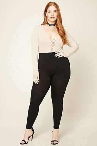 Forever21 Plus Size Control Top Leggings