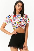 Forever21 World Flags Graphic Tee