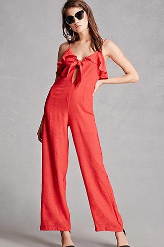 Forever21 Flounce Cami Jumpsuit