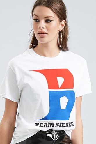 Forever21 Team Bieber Band Tee
