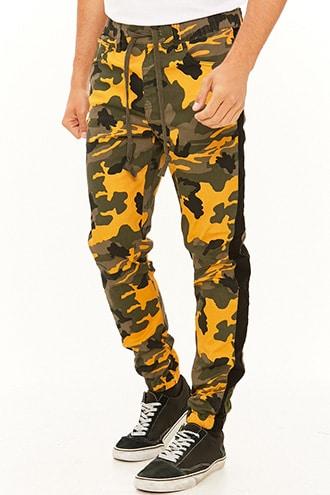 Forever21 Victorious Striped Camo Joggers