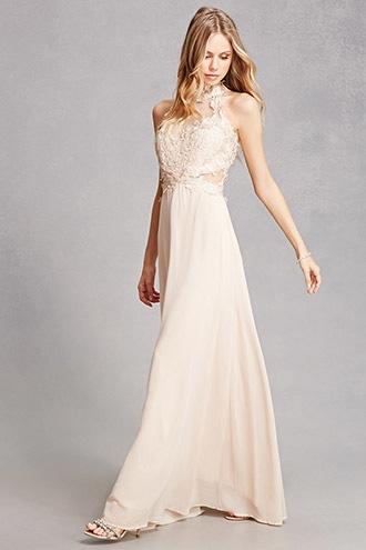Forever21 Soieblu Chiffon Gown