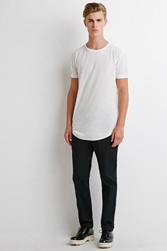 Forever21 Slim Cotton Chinos