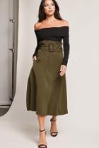Forever21 Belted Trench Skirt