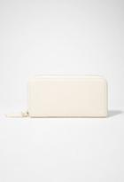 Forever21 Faux Leather Wallet (cream)