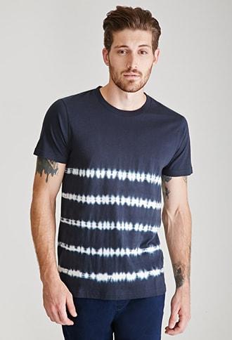 Forever21 Tie Dye-striped Tee