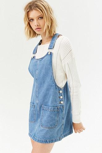 Forever21 Mini Overall Dress