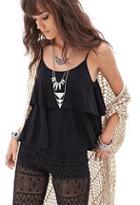 Forever21 Flounced Knit Cami