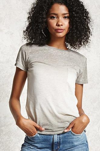 Forever21 Knit Dip-dye Tee