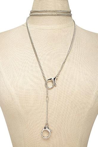 Forever21 Curb Chain Lariat Necklace