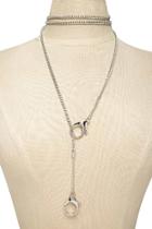 Forever21 Curb Chain Lariat Necklace