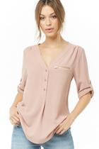 Forever21 Button Front Top