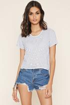 Forever21 Women's  Bead-embroidered Top