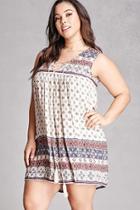 Forever21 Plus Size Abstract Shift Dress