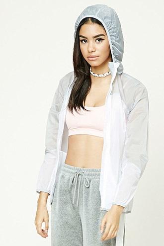 Forever21 Two-tone Hooded Windbreaker