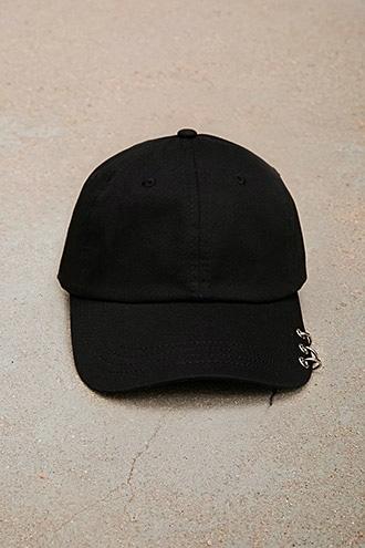Forever21 Pierced Brim Baseball Cap